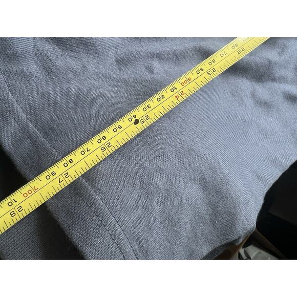 Cotton Deluxe Vintage Snowman With Cardinal Bird Blue Sweatshirt Sz Large - Picture 5 of 7